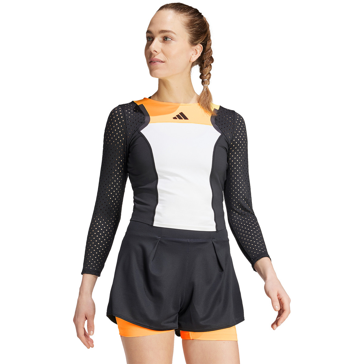 T SHIRT ADIDAS FEMME PRO MANCHES LONGUES ATHLETE PARIS ADIDAS Femme Vetements Tennispro