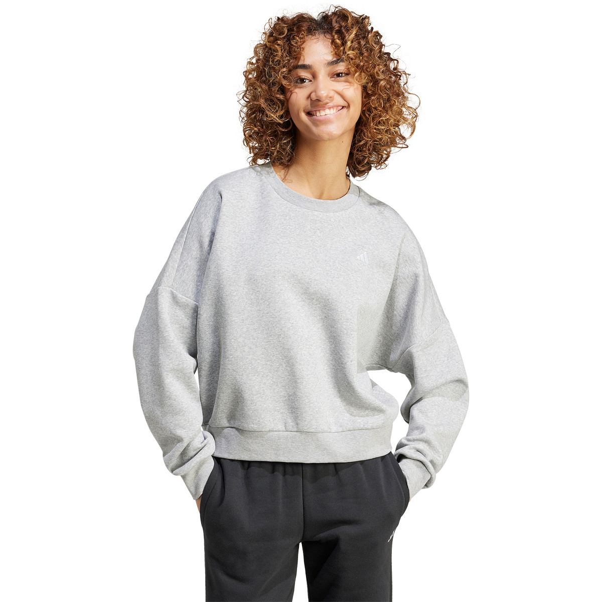 Sweat adidas femme gris clearance
