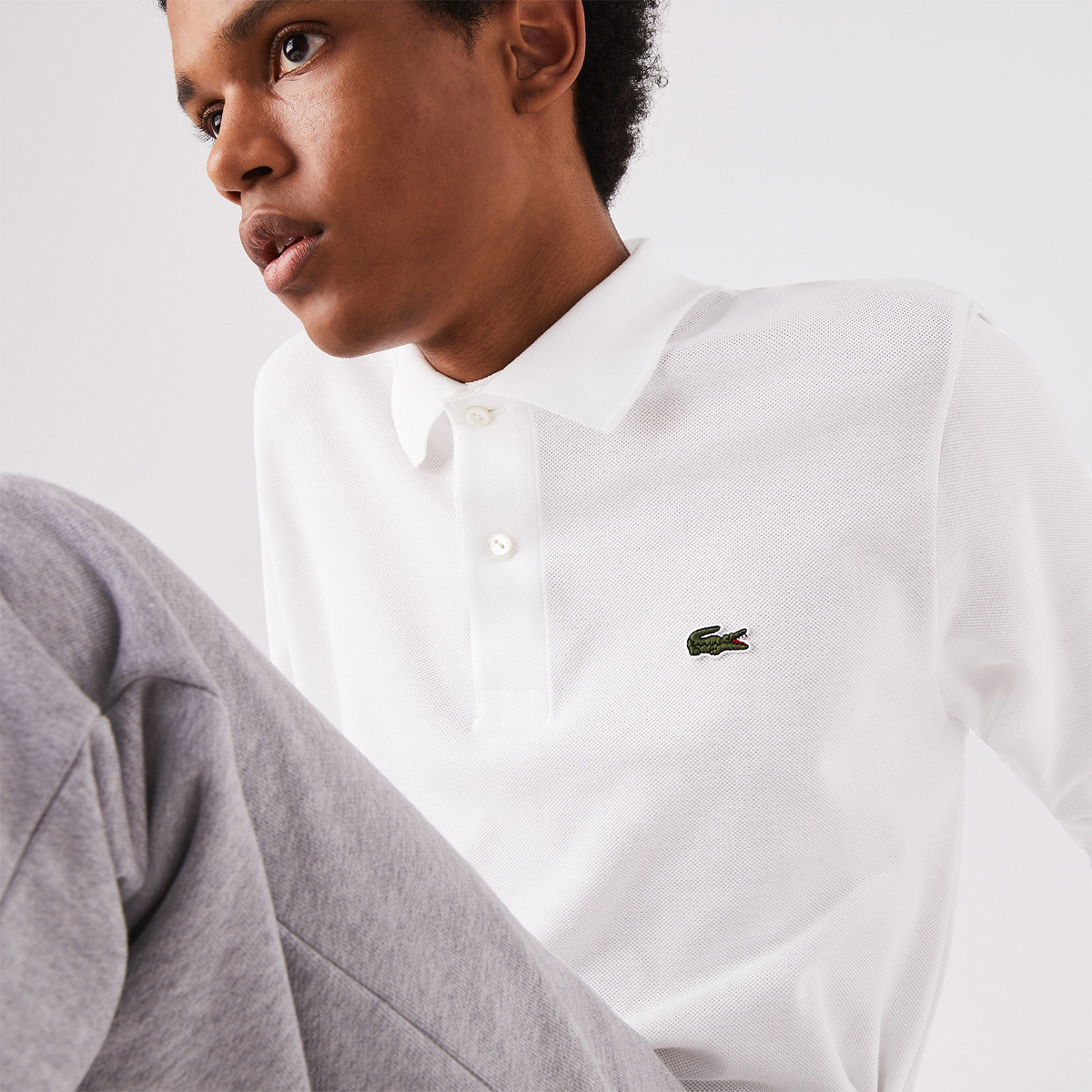 Chemise lacoste homme manche store longue