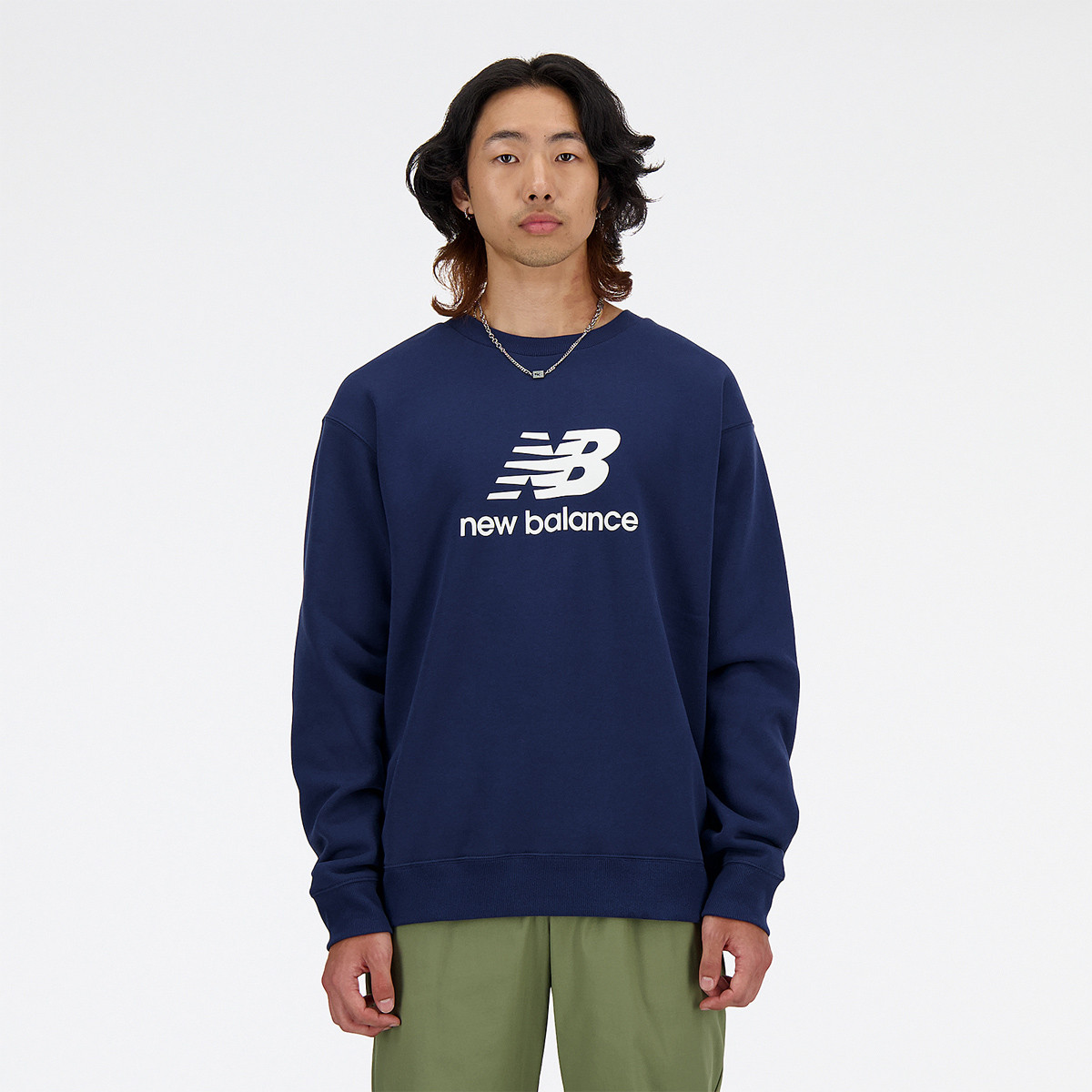 SWEAT NEW BALANCE FLEECE NEW BALANCE Homme Vetements Tennispro