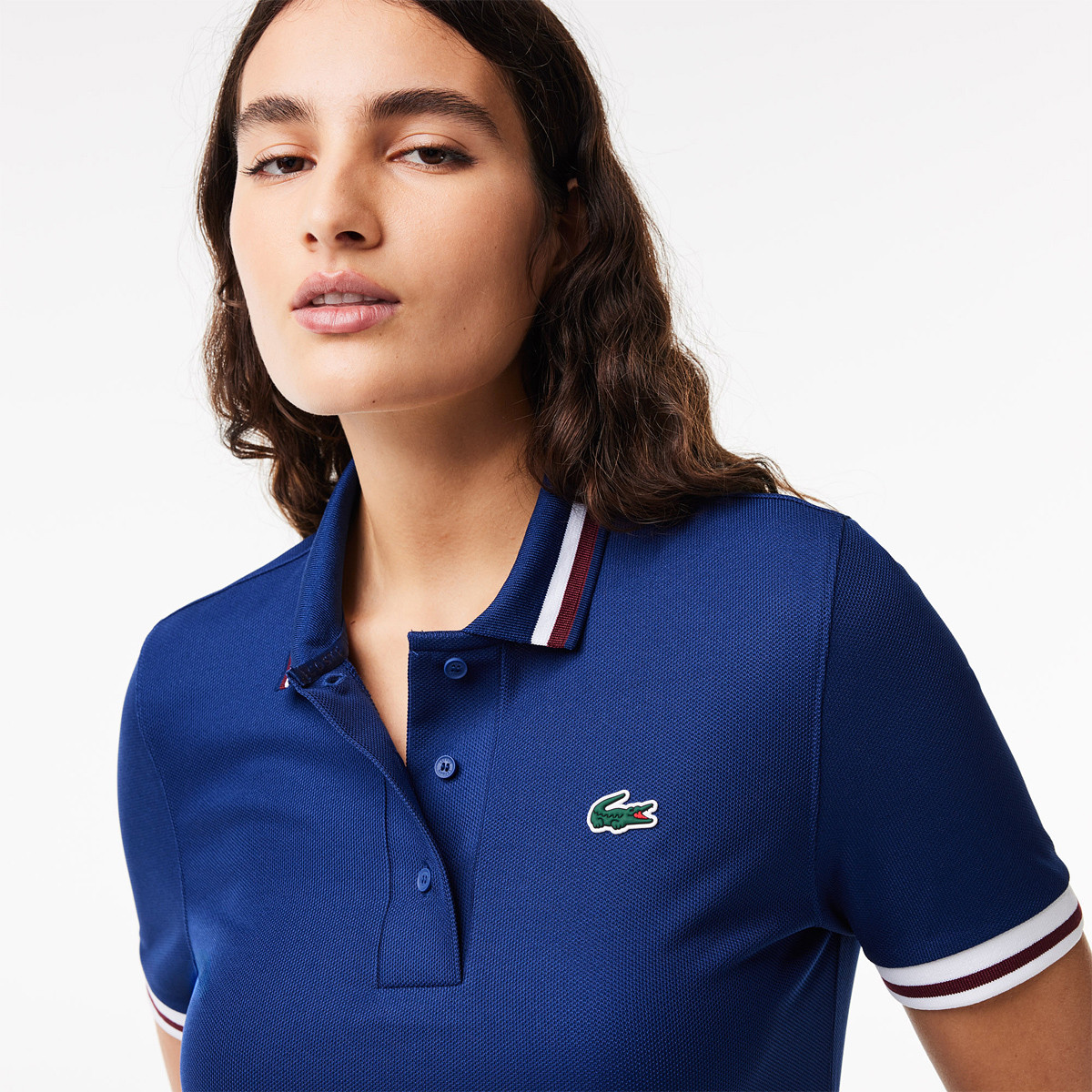 POLO LACOSTE FEMME HERITAGE CLUB LACOSTE Femme Vetements Tennispro