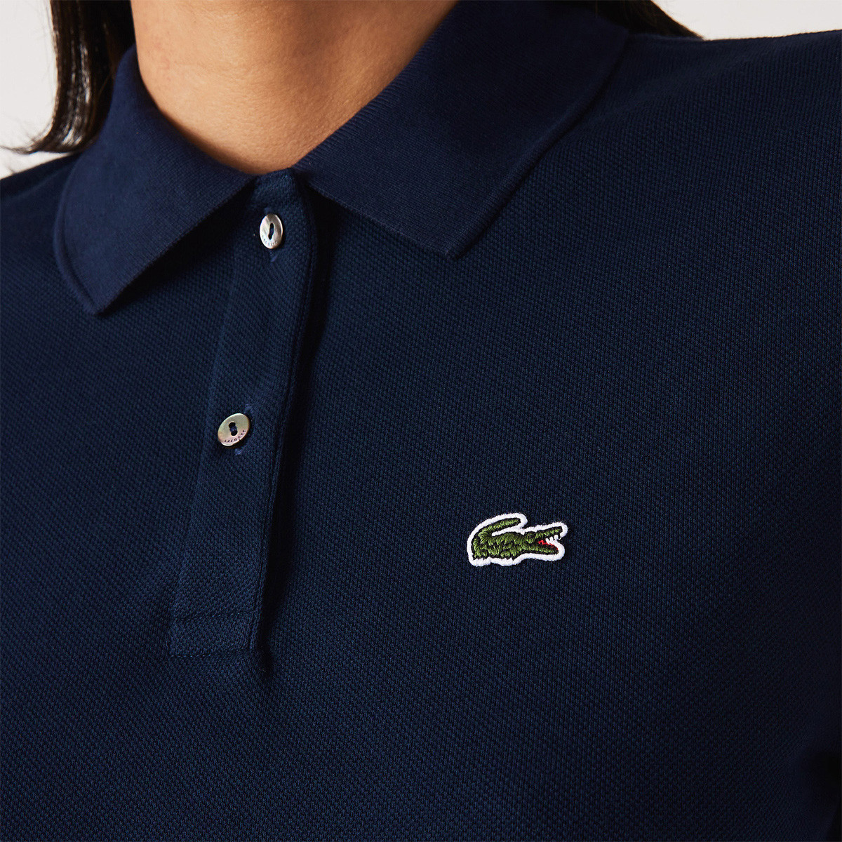 Polo lacoste new arrivals femme bleu marine