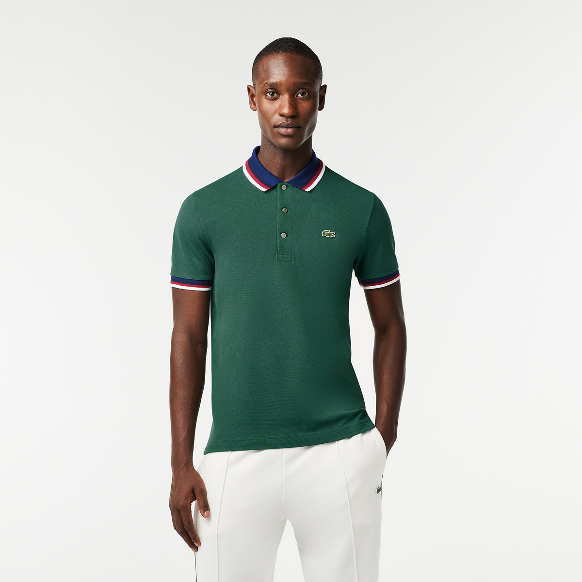 POLO LACOSTE MANCHES COURTES REGULAR - LACOSTE - Homme - Vêtements