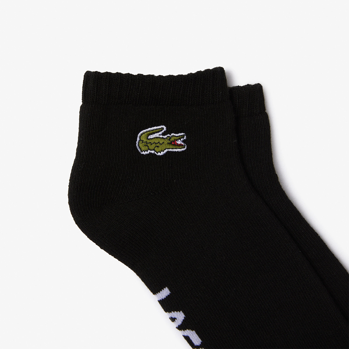 Chaussette lacoste noir discount