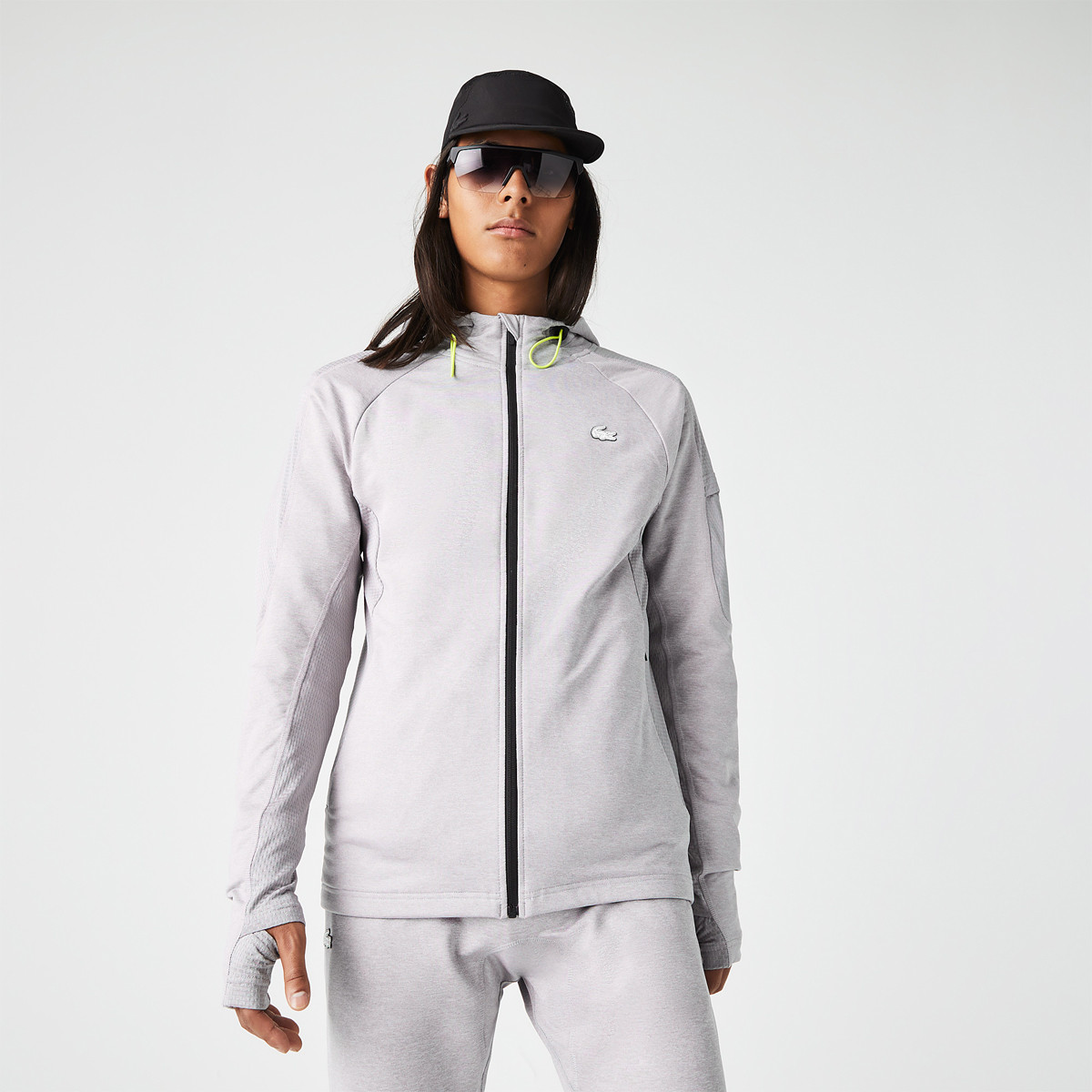 Lacoste sweat à capuche polar full zip homme online