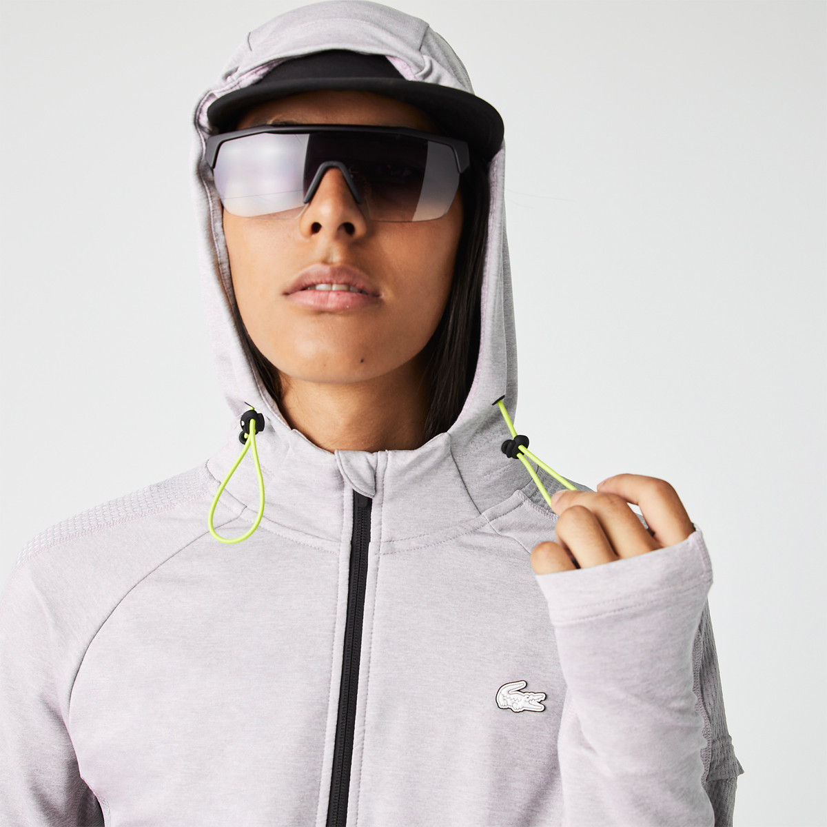 Lacoste sweat à capuche polar full zip homme clearance