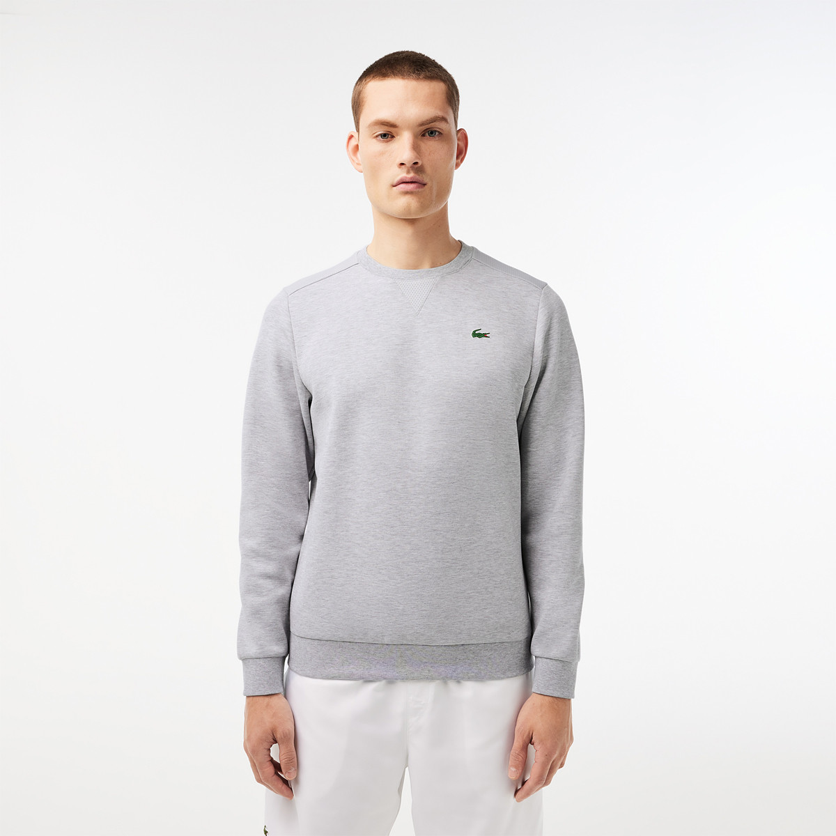 Sweat gris lacoste sale homme