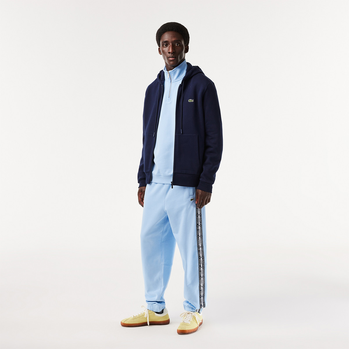 Sweat lacoste homme online capuche