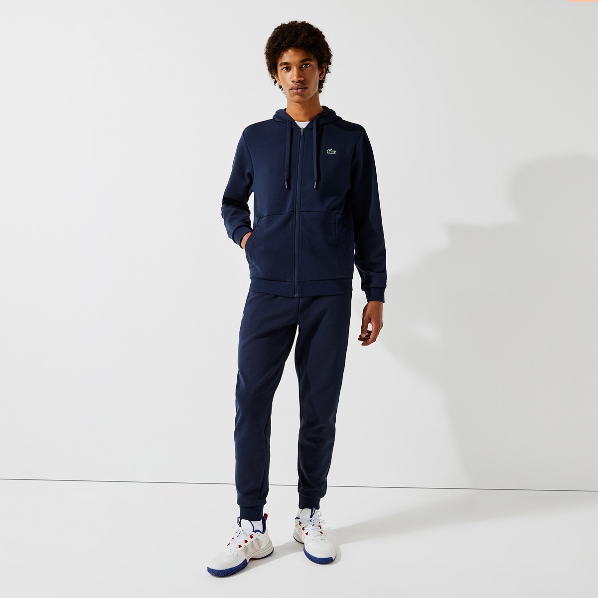 SWEAT LACOSTE A CAPUCHE FZ CORE PERRFORMANCE LACOSTE Homme