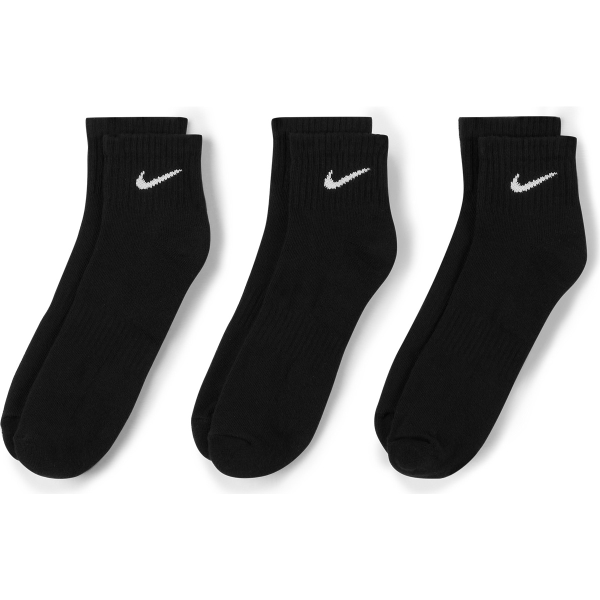 Nike Cushion Crew Paire de 3 chaussettes Homme Blanc/Noir FR