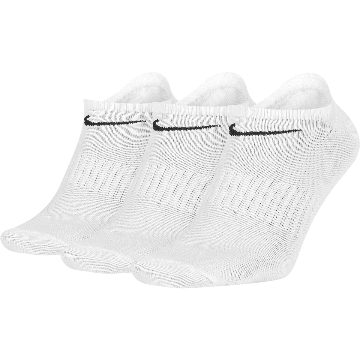 Nike Chaussettes Femme (3 Paire) - Lightweight No-Show - black/white  SX7678-010