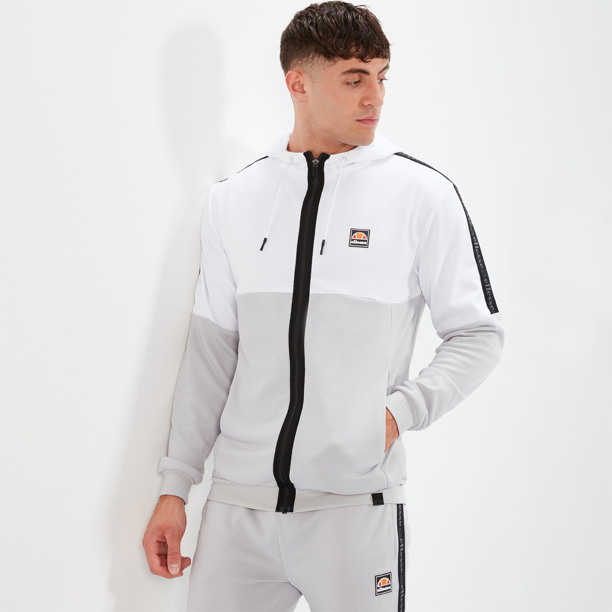 SWEAT ELLESSE FORESTIO FULL ZIP A CAPUCHE ELLESSE Homme