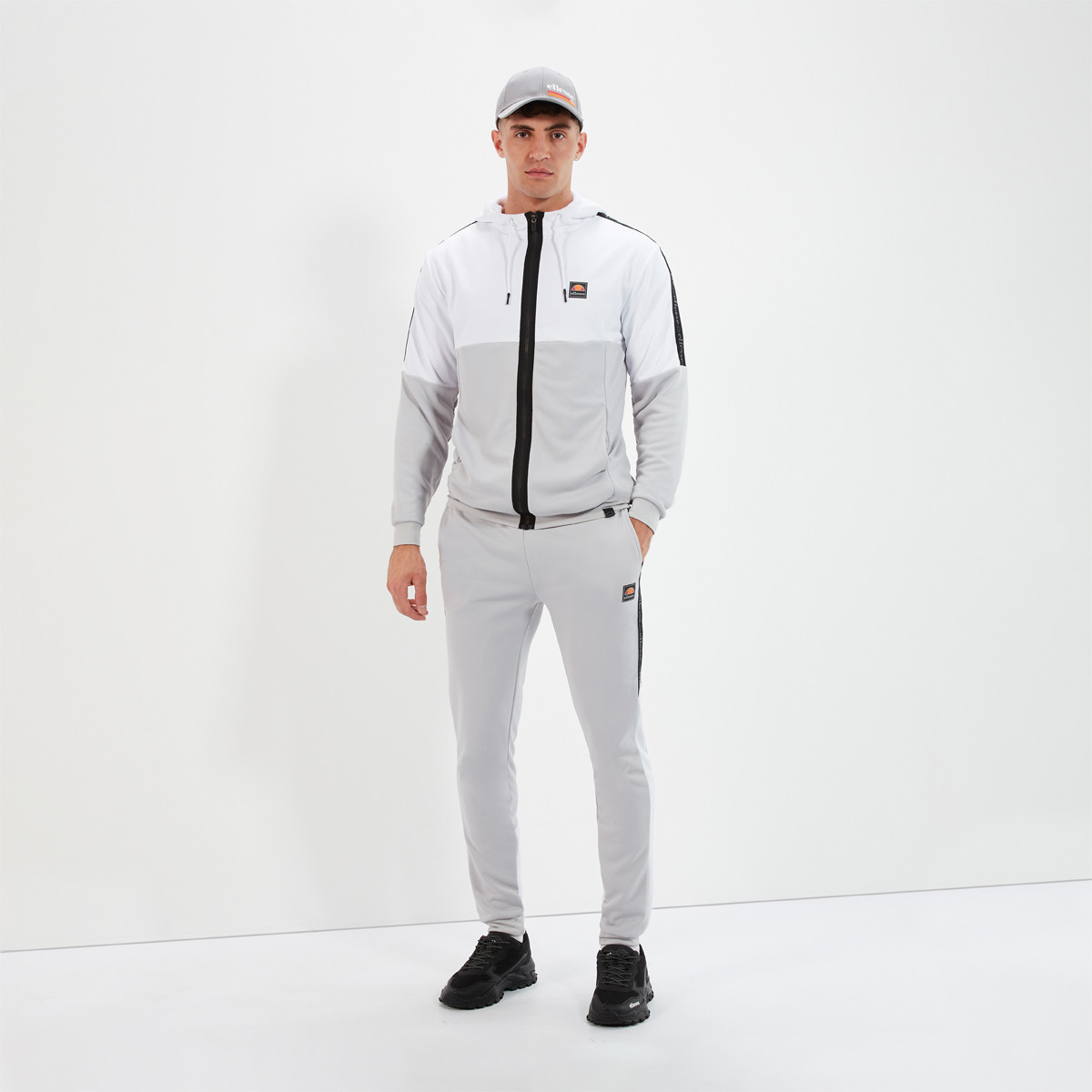 SWEAT ELLESSE FORESTIO FULL ZIP A CAPUCHE ELLESSE Homme Vetements Tennispro