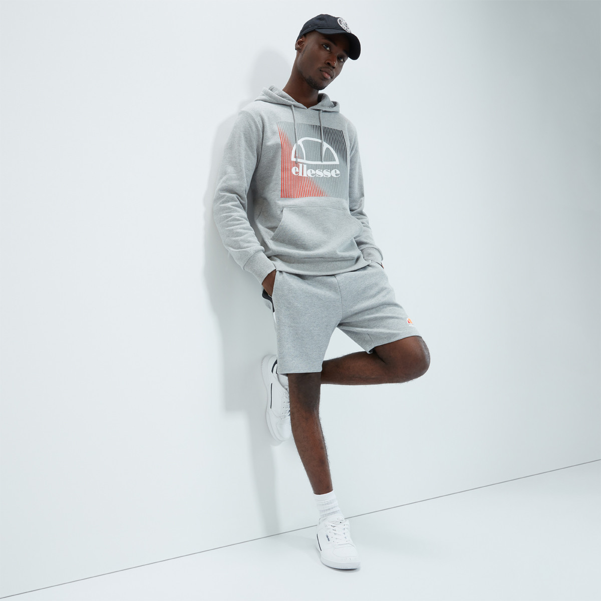 Sweat ellesse gris homme outlet