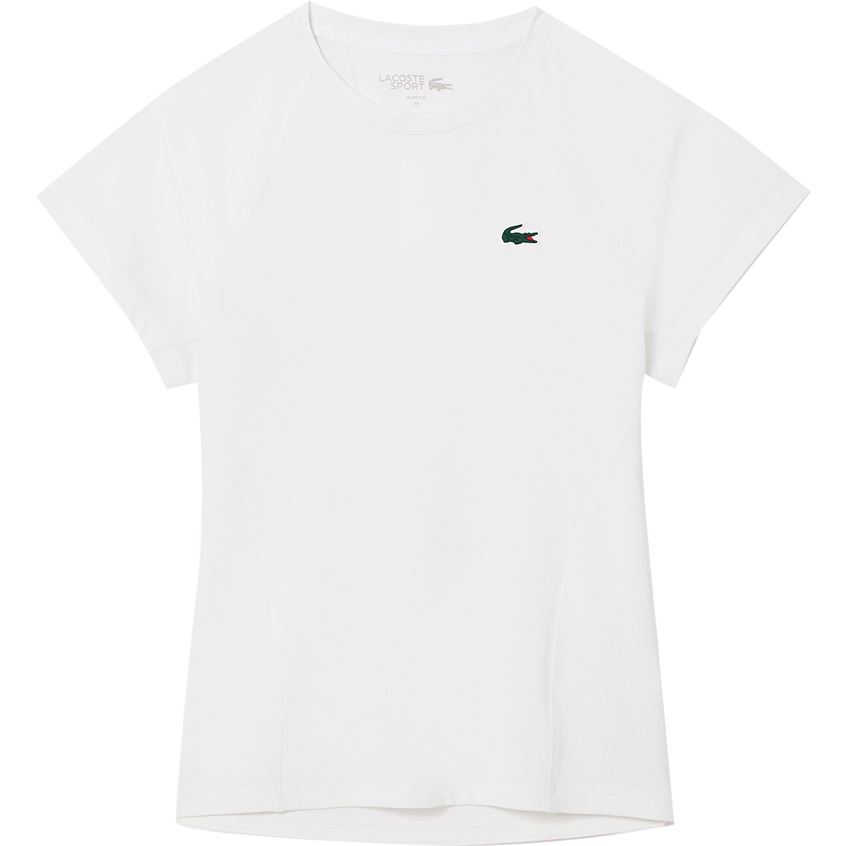 Tee shirt lacoste noir femme online
