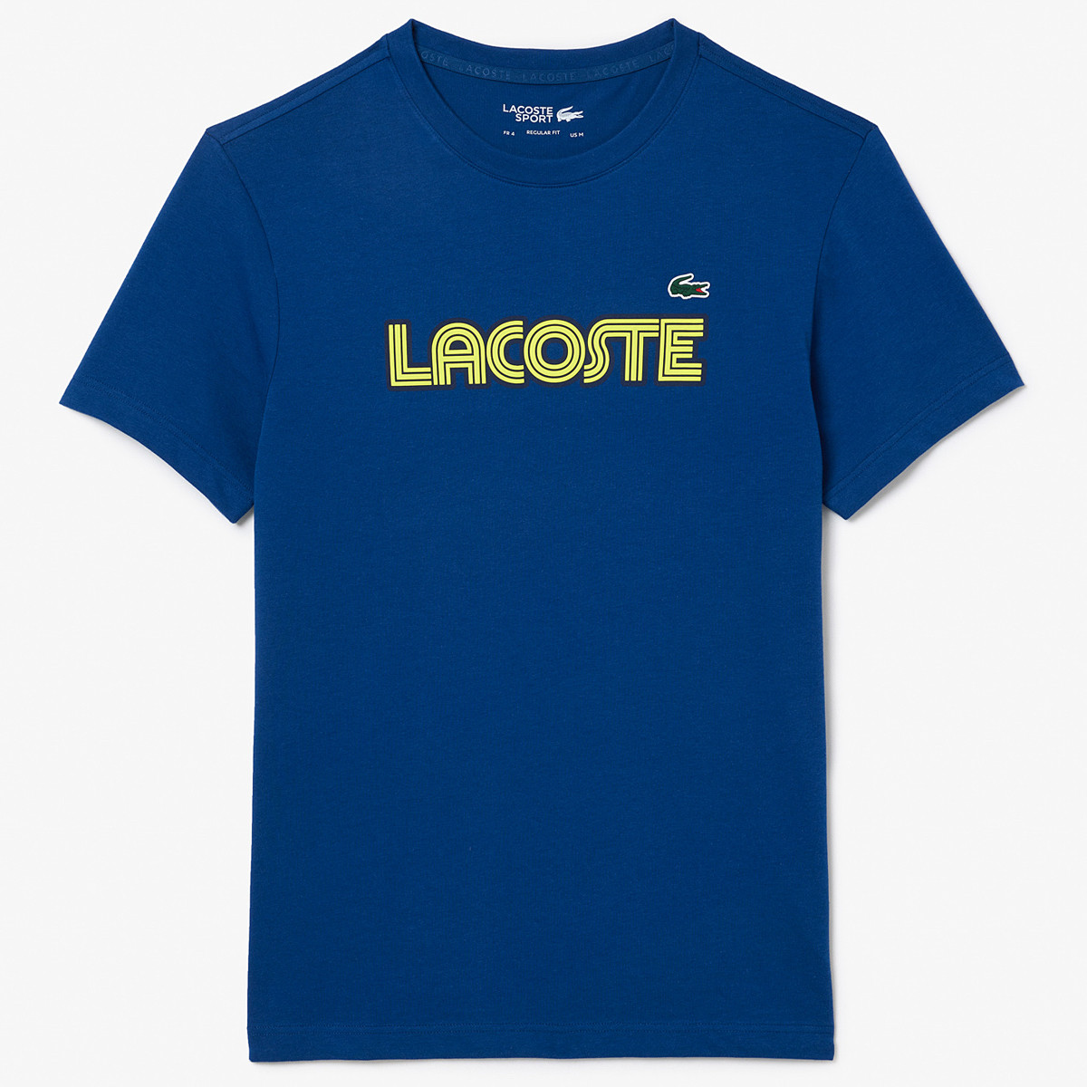T SHIRT LACOSTE BIG LOGO CORE PERFORMANCE LACOSTE Homme Vetements Tennispro