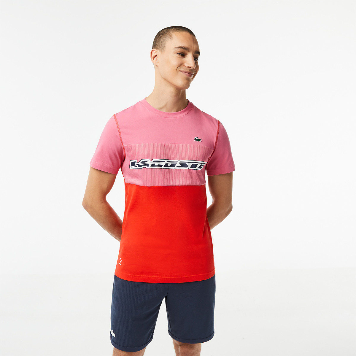 T SHIRT LACOSTE TRAINING MEDVEDEV LACOSTE Homme V tements