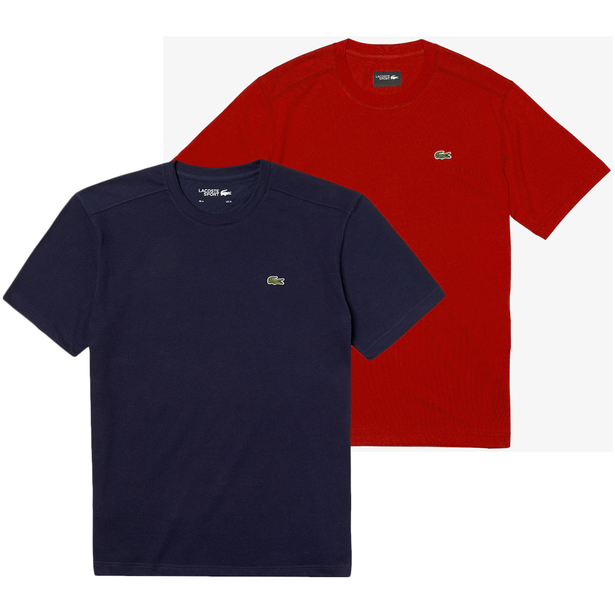 T shirt outlet lacoste homme gris