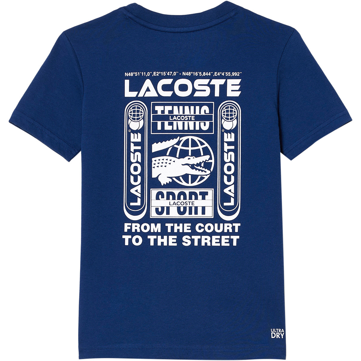 T SHIRT LACOSTE JUNIOR TRAINING MEDVEDEV ON COURT LACOSTE