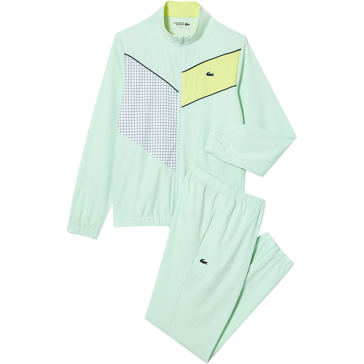 Jogging lacoste vert homme best sale