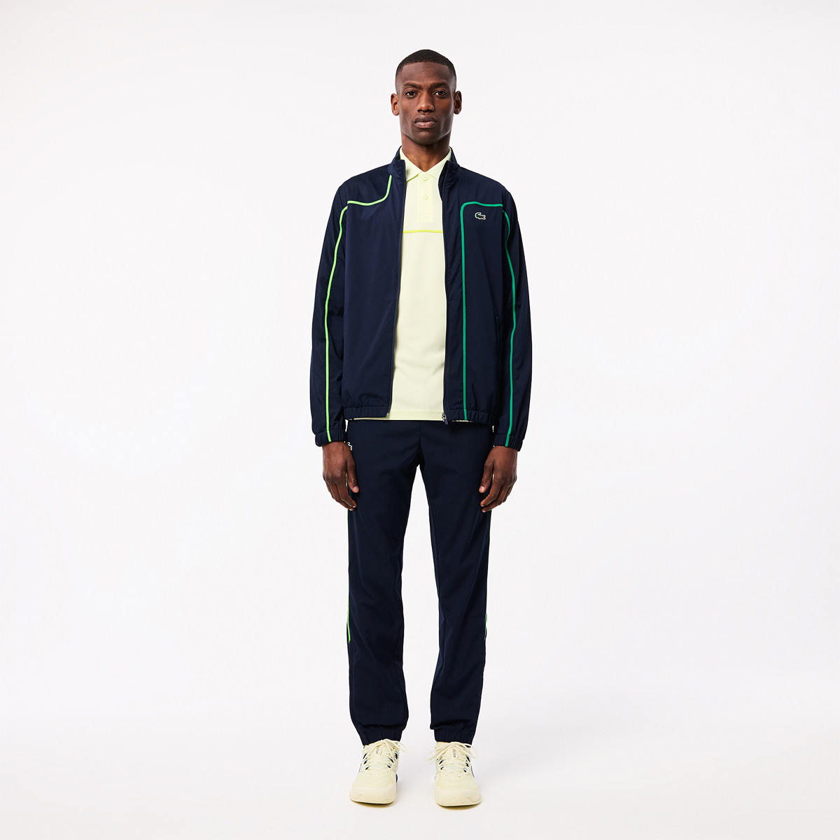 Veste lacoste homme bleu blanc rouge cheap
