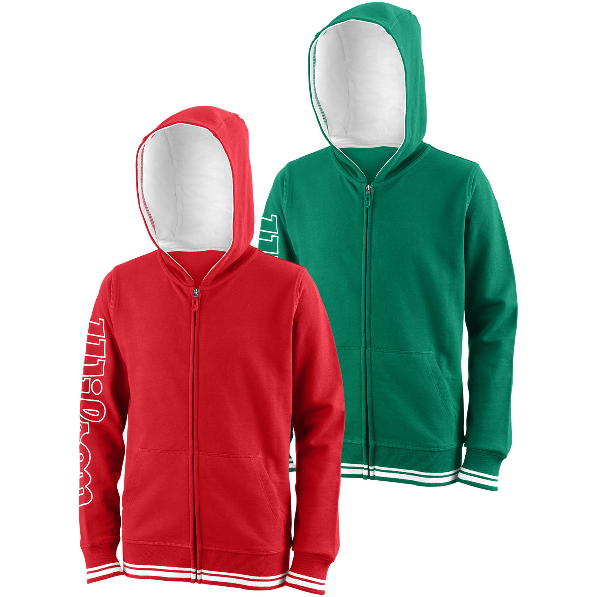 SWEAT WILSON JUNIOR TEAM 2 A CAPUCHE ZIPPE