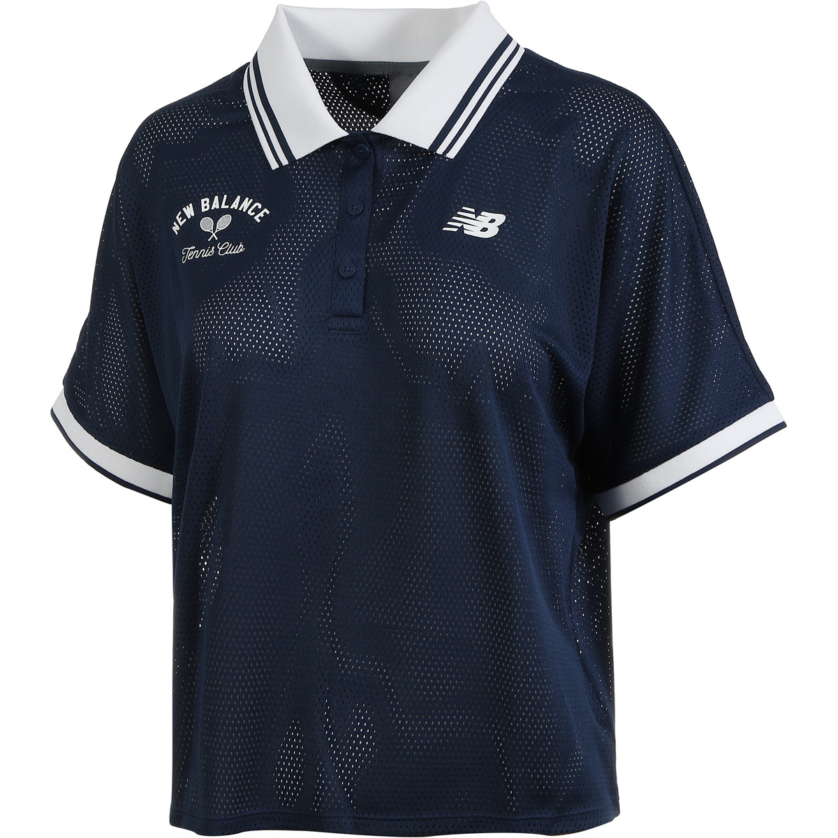 POLO NEW BALANCE FEMME MESH MELBOURNE NEW BALANCE Femme Vetements Tennispro