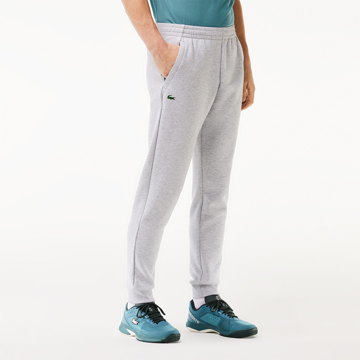 Pantalon lacoste gris homme deals