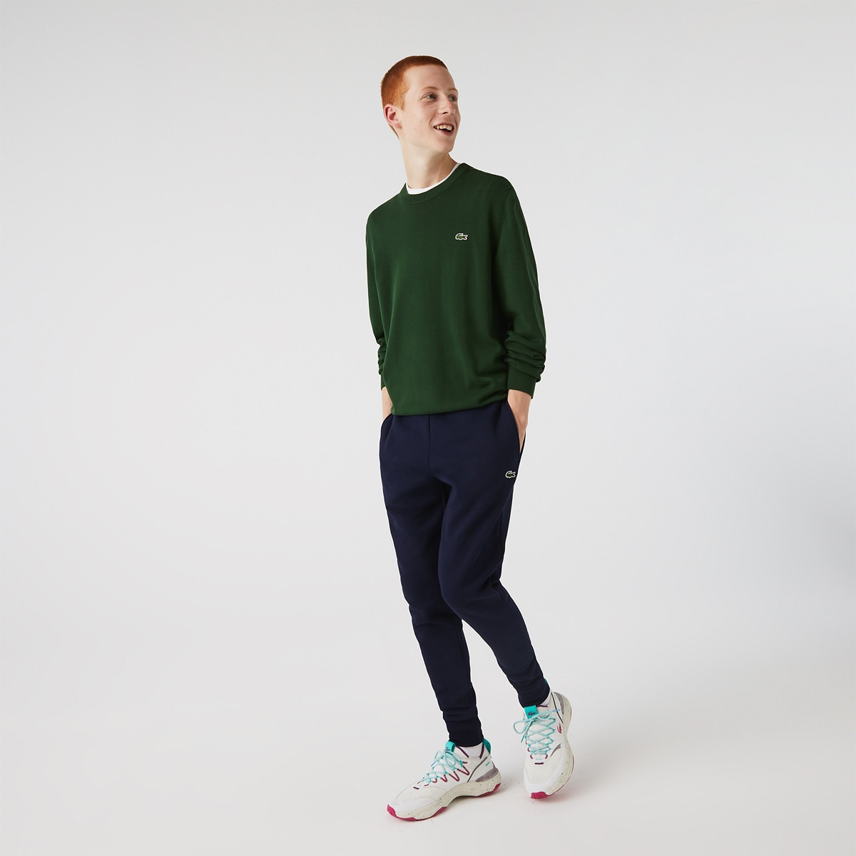 Jogging lacoste homme slim clearance