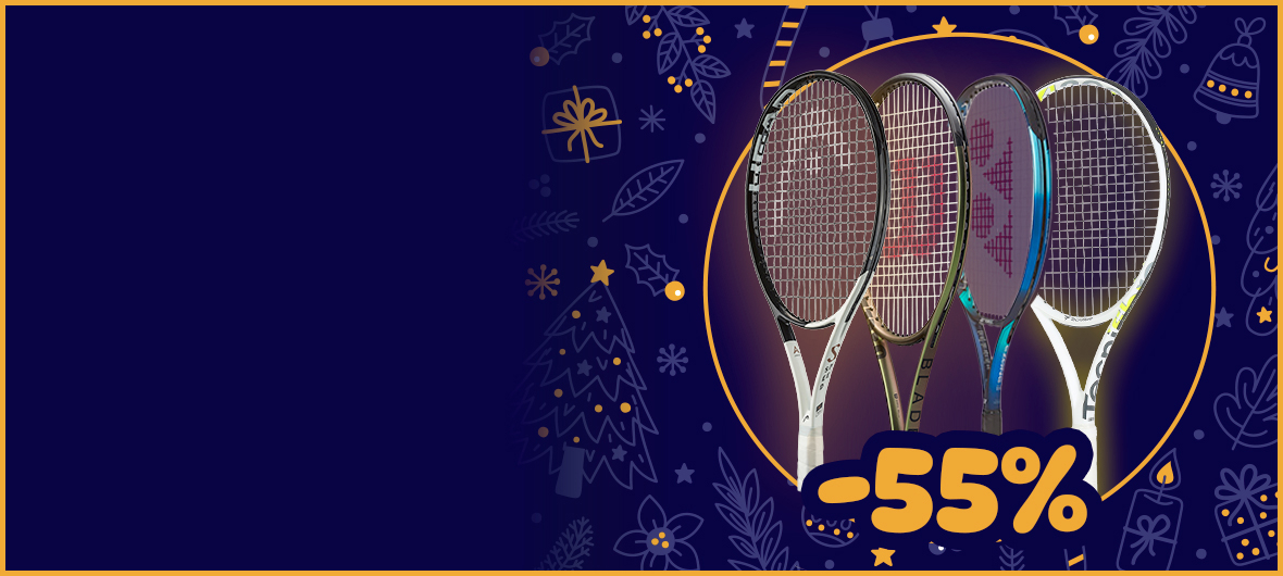 Geef deze Kerst een tennisracket cadeau