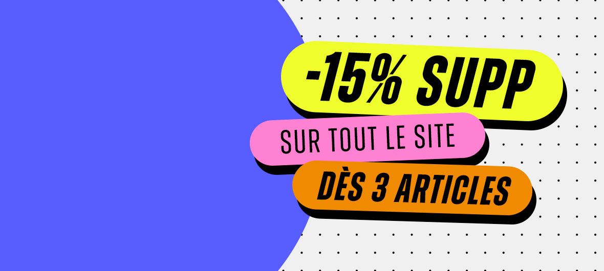 15% de remise supplémentaire