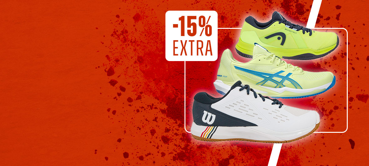 15% di sconto su una selezione di scarpe da tennis